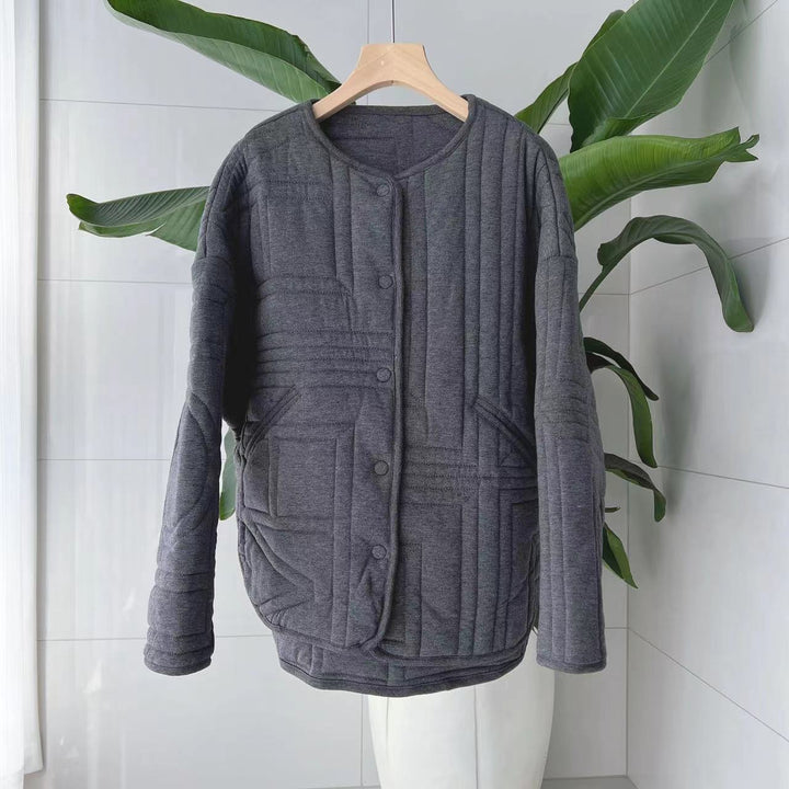 Ladies Functional Quilted Jacket with Modern Chic Design and Style