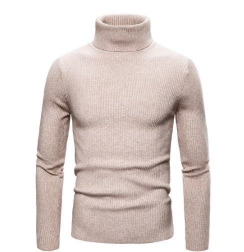 Elegant ribbed turtleneck sweater for men Lune London