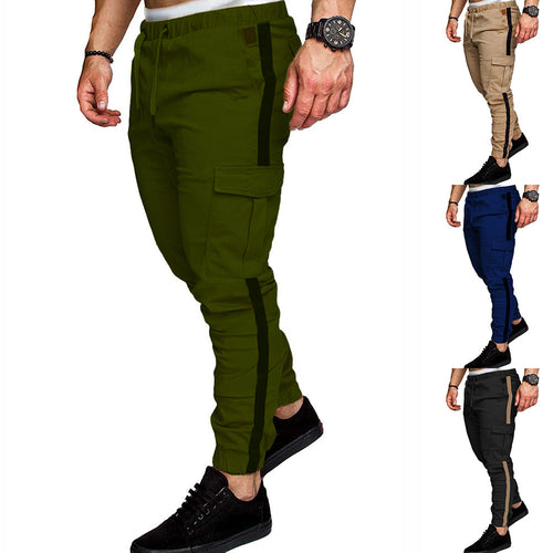 Men's cargo pants with adjustable waist and functional pockets Amarae
