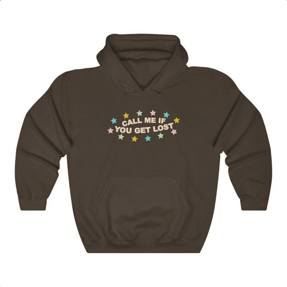Sweat à capuche pour femme avec imprimé créatif et coupe décontractée Chic & Stil