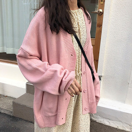 Cardigan confortable pour femmes avec une coupe décontractée et des épaules basses Chic & Stil