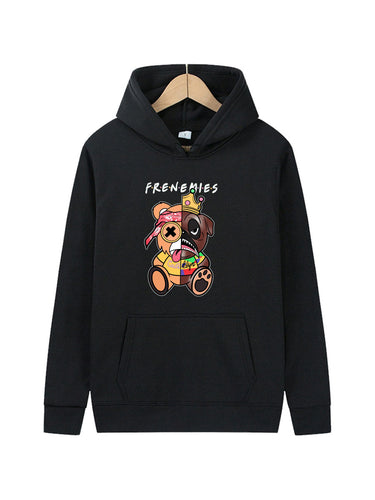 Women Hoodie with creative bear pattern Amarae