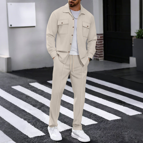 Men's Stylish Leisure Set with Structured Jacket and Comfortable Pants Amarae