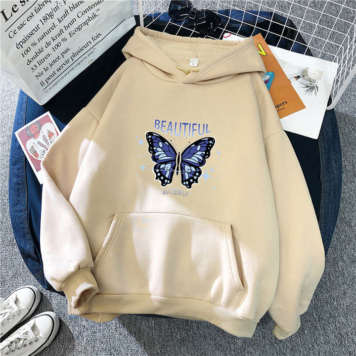 Women's hoodie with creative butterfly design Chic & Style