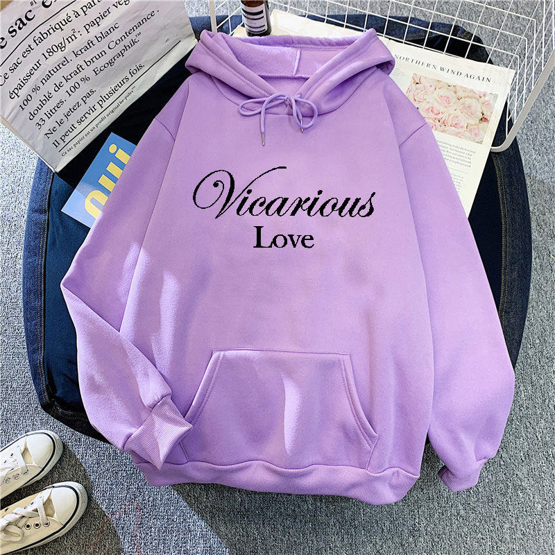 Women's hoodie with artistic lettering Chic & Stil