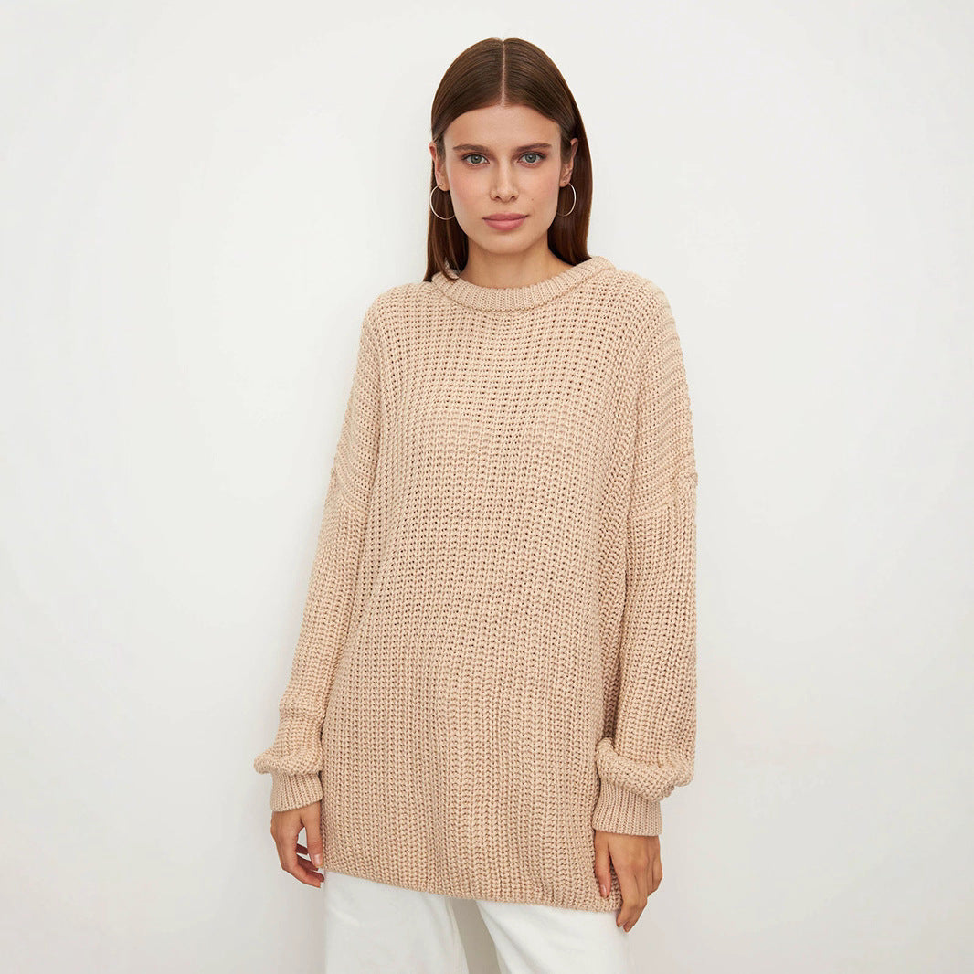 Pull en tricot surdimensionné pour femmes avec une coupe décontractée Chic & Stil