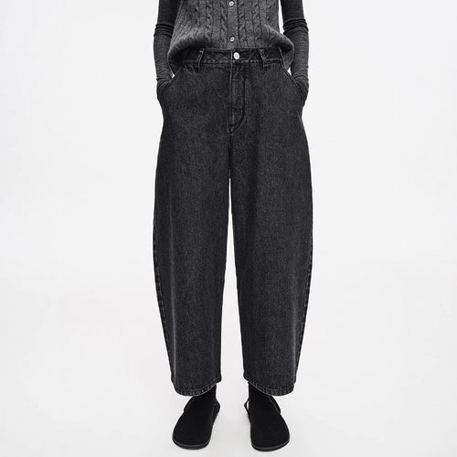 Jeans larges pour femmes à taille haute Chic & Stil