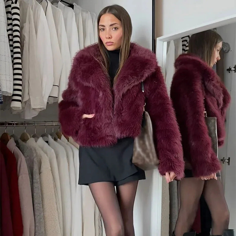 Cozy fleece coat for women Lune London