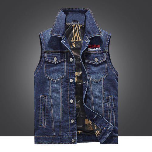 Men's denim jacket with practical pockets and robust design Amarae