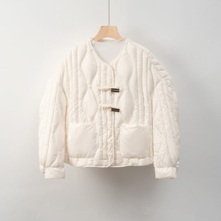 Quilted ladies' jacket with practical button closure and comfortable pockets Lune London