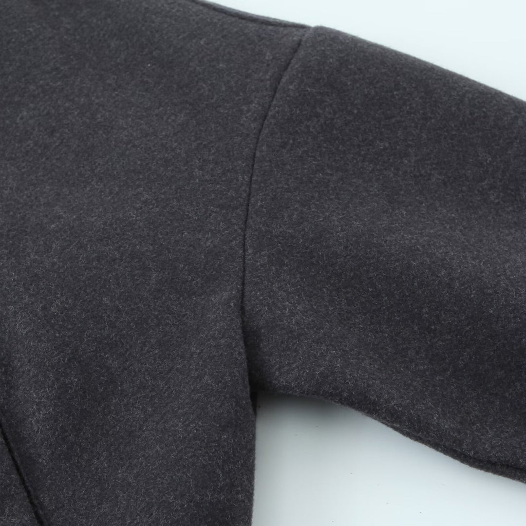 Women's short bomber-style jacket with stand-up collar, snap button placket, and elastic hem Amarae