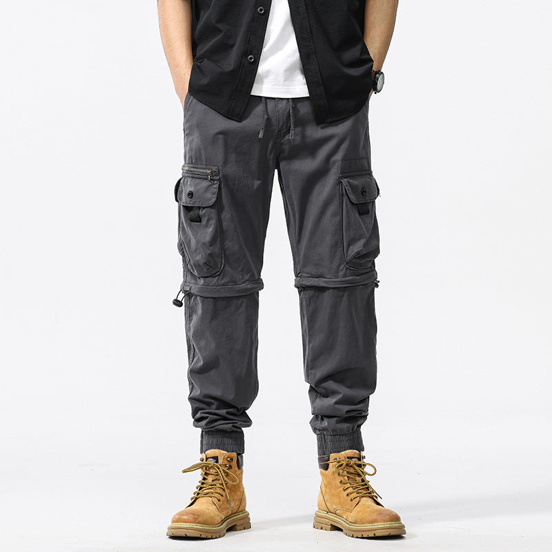 Functional cargo pants for men with adjustable waist and multi-use pockets Lune London