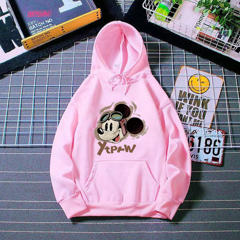 Women's hoodie with creative Mickey Mouse design Chic & Stil