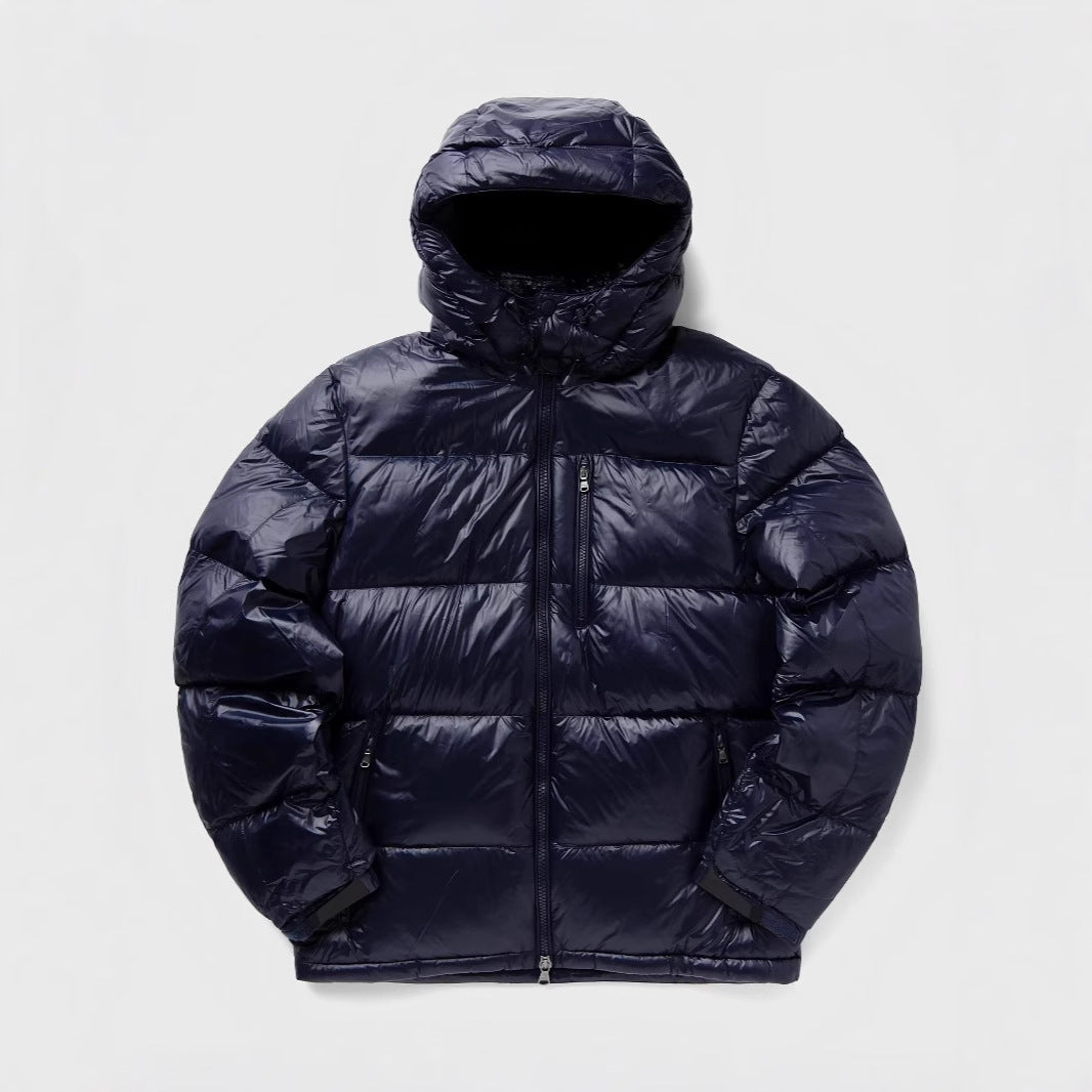 Women's insulated winter jacket with removable hood and water-repellent material Lune London