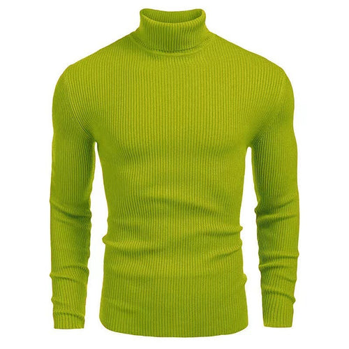 Pullover with turtleneck for men with textured ribbing pattern Amarae