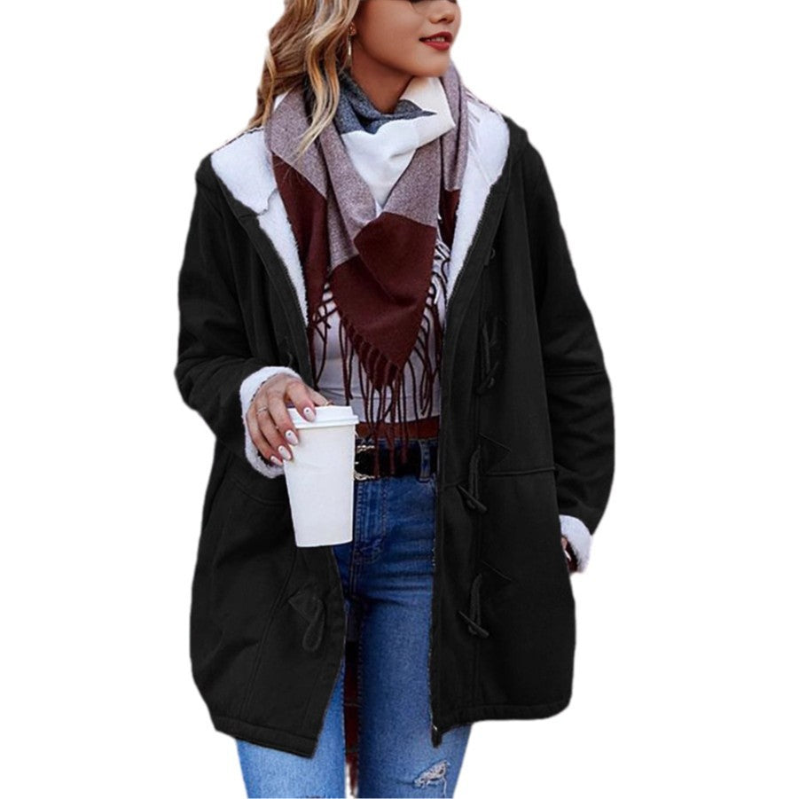 Veste extérieure confortable et stylée pour dames avec doublure en polaire et cordon de serrage réglable Chic & Stil