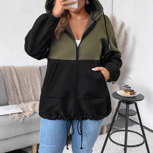 Veste de transition décontractée pour femmes avec polaire à double épaisseur et ourlet réglable Chic & Stil