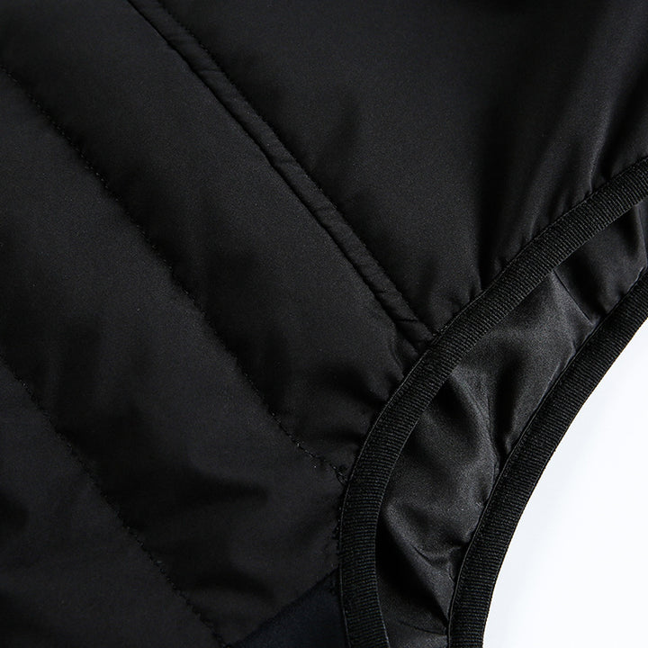 Men's lightweight padded functional vest with stand-up collar and stretch side inserts Amarae