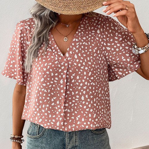 Women leisure short sleeves top Amarae