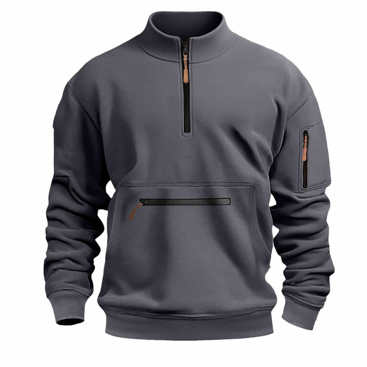 Men's functional sweatshirt with zipper Lune London