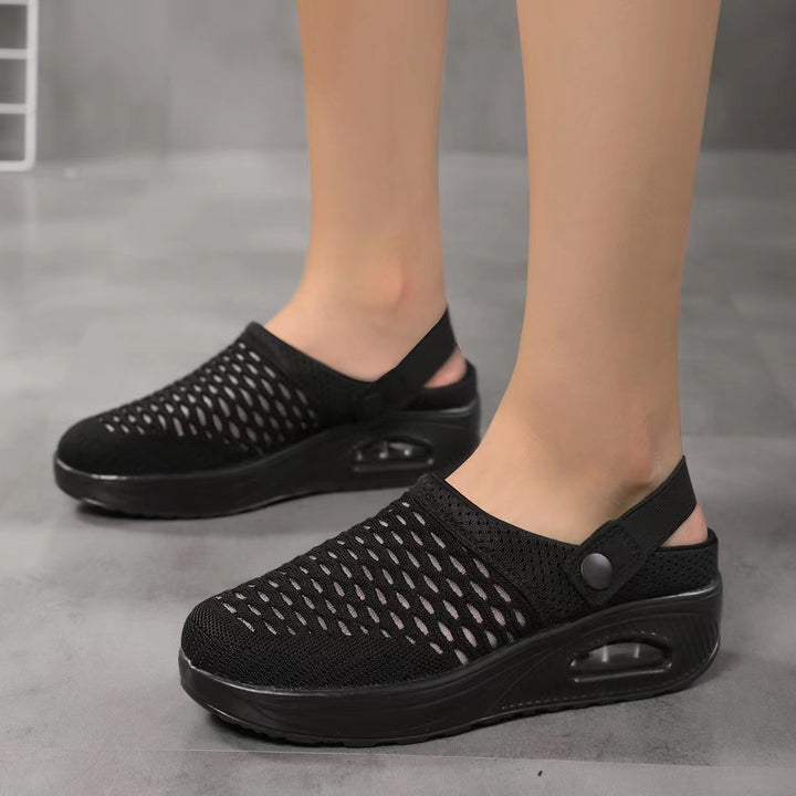 Ladies Breathable Mesh Slippers Lune London