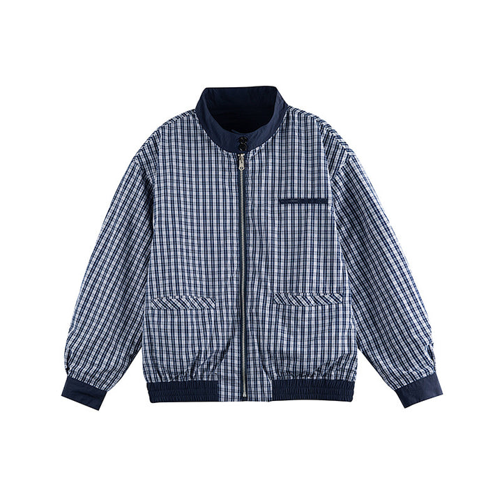 Men's lightweight nylon blouson in boxy cut with stand-up collar and patch flap pockets Amarae