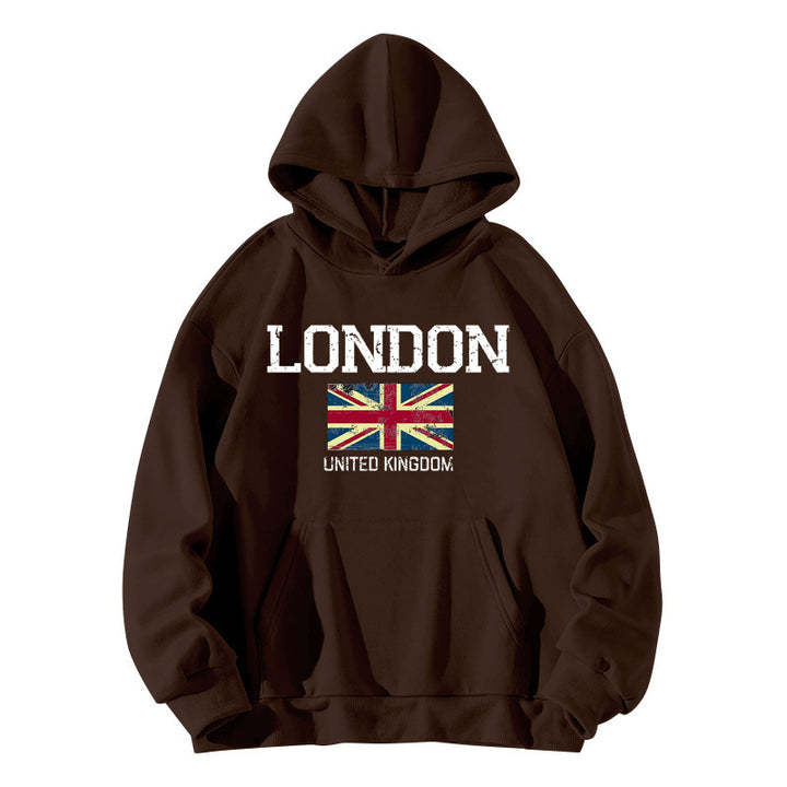 Women's hoodie in urban London style with kangaroo pocket and comfortable fit Lune London
