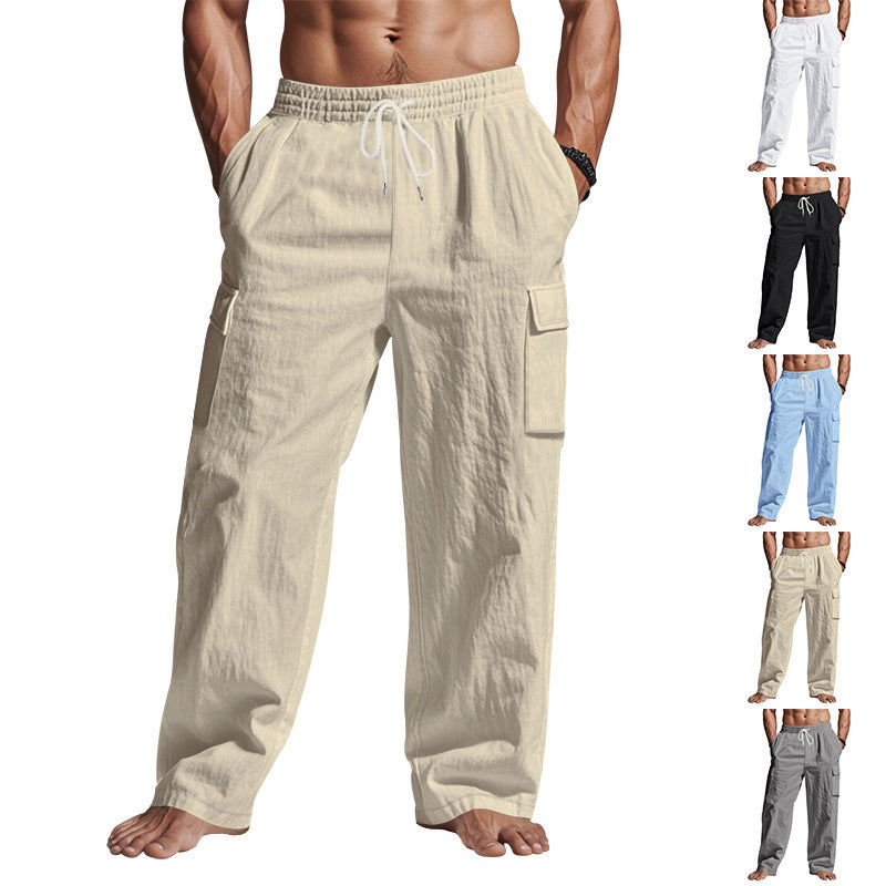 Men's cargo shorts with practical side pockets and elastic waistband Chic and style