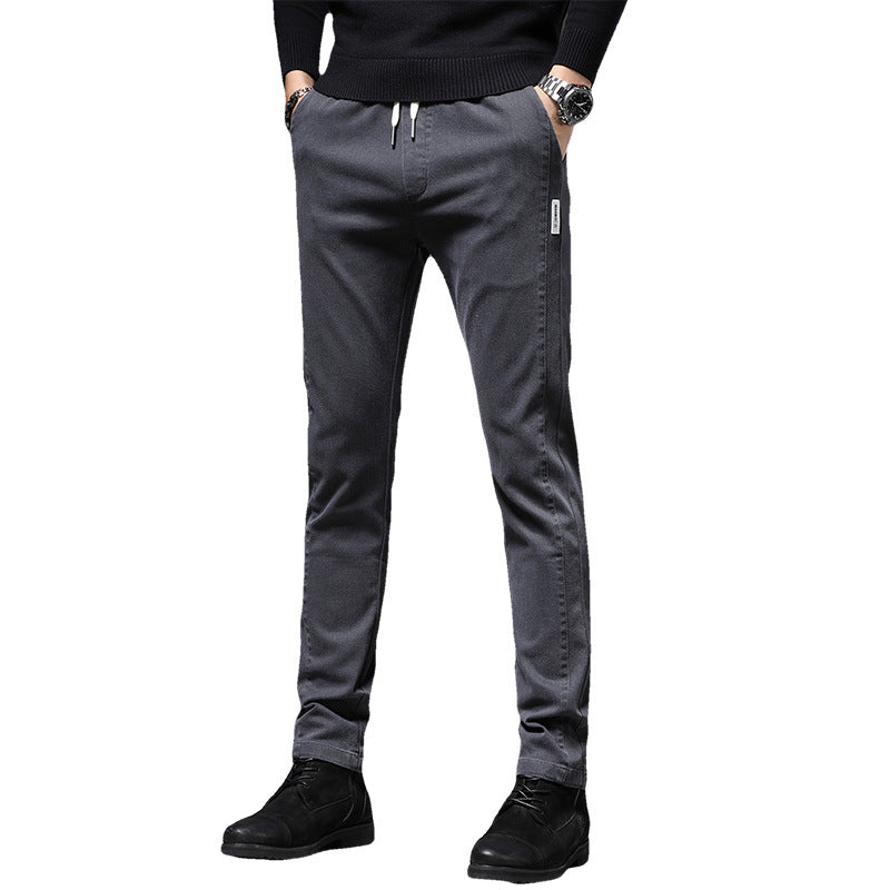 Comfortable chino pants for men with elastic waistband Lune London