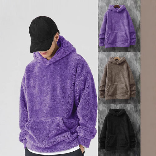 Ladies Cozy Fleece Hoodie with Kangaroo Pocket Amarae