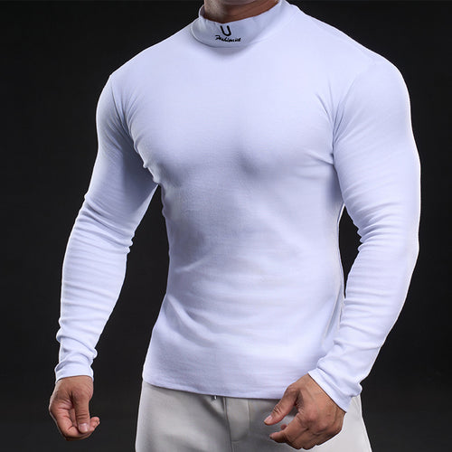 Men's high-quality functional T-shirt with high collar Amarae