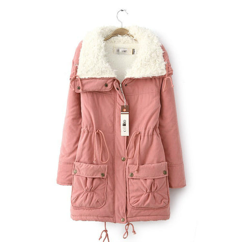 Casual quilted jacket for women with cozy lining and adjustable drawstring waist Amarae