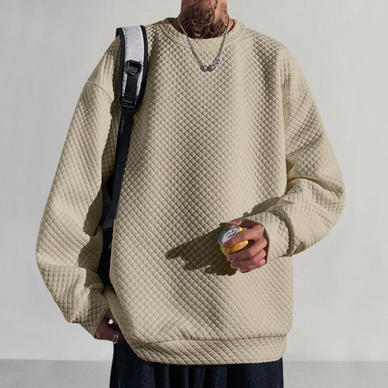 Men's casual sweatshirt with textured surface Lune London