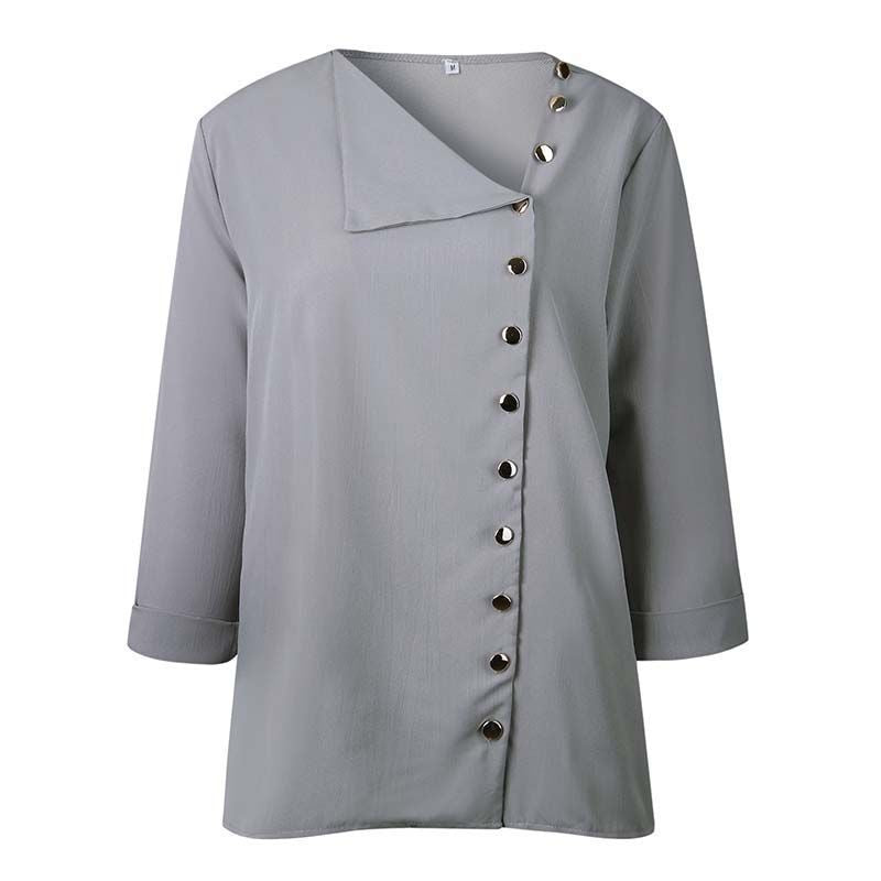 Lune London women's blouse with discreet button details