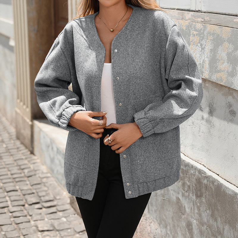 Oversized wool blend jacket for women Lune London