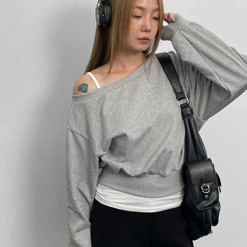 Pull décontracté pour femme avec encolure asymétrique Chic & Stil