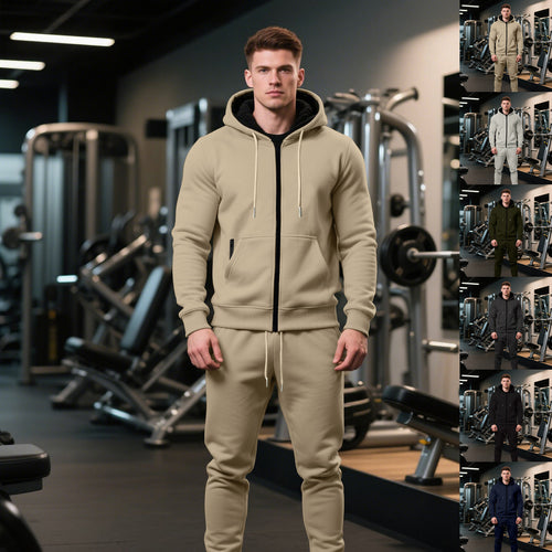 Men's sports suit with hood and practical pockets Amarae