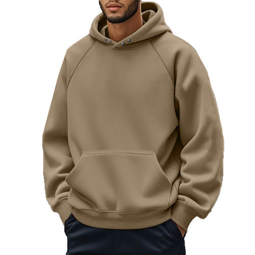 Comfortable hoodie for men with side pockets and kangaroo pocket Amarae