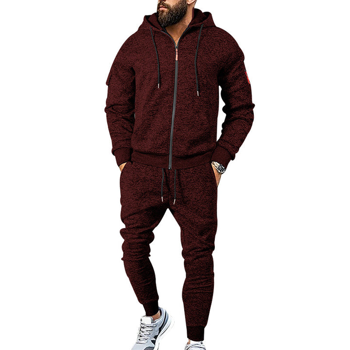 Two-piece sports training outfit for men with practical pockets and elastic waistband Chic und Stil