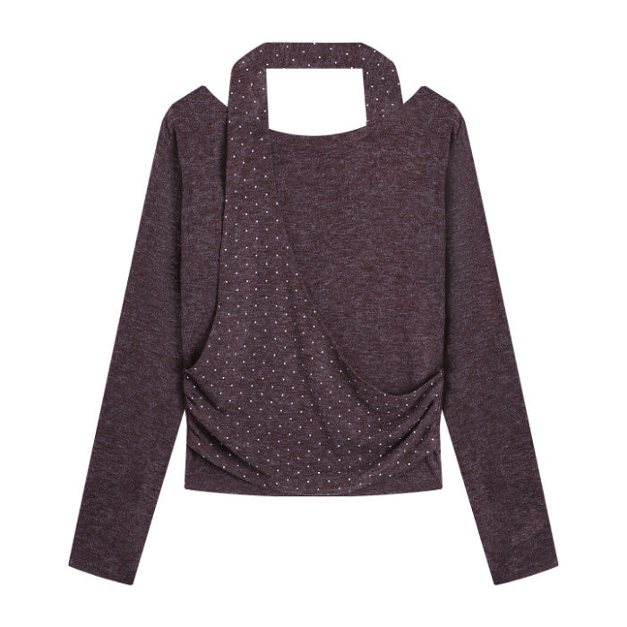 Women's long sleeve top with stylish cut-out detail Chic & Stil