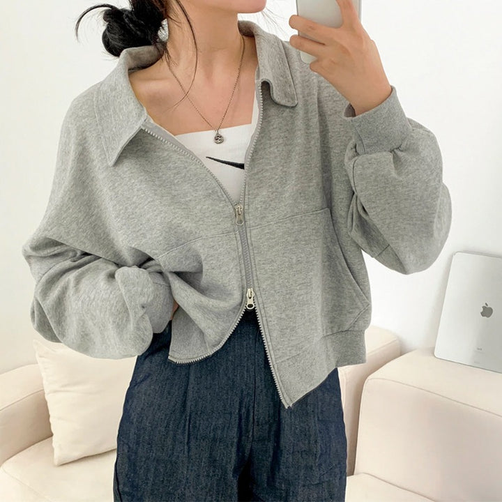 Veste zipper décontractée pour femmes Chic & Stil