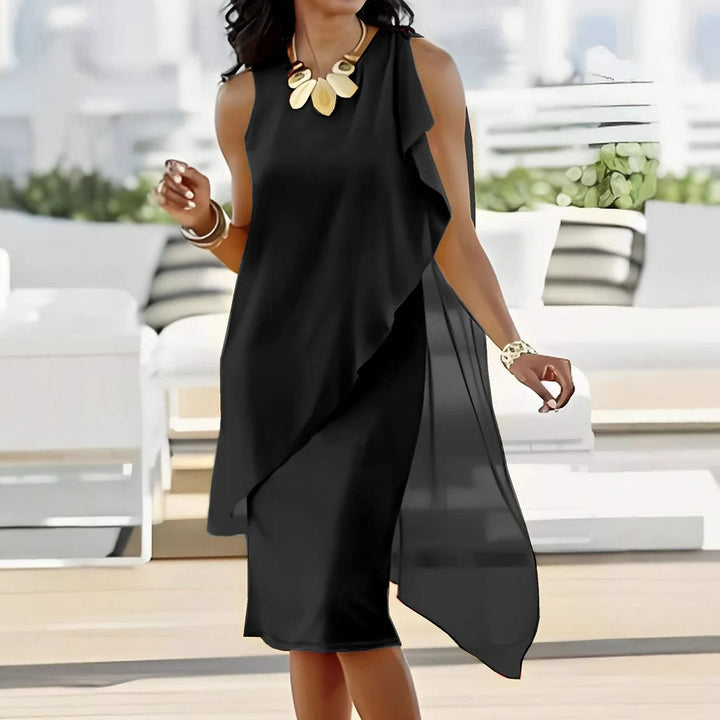 Asymmetrical maxi dress Damen Lune London