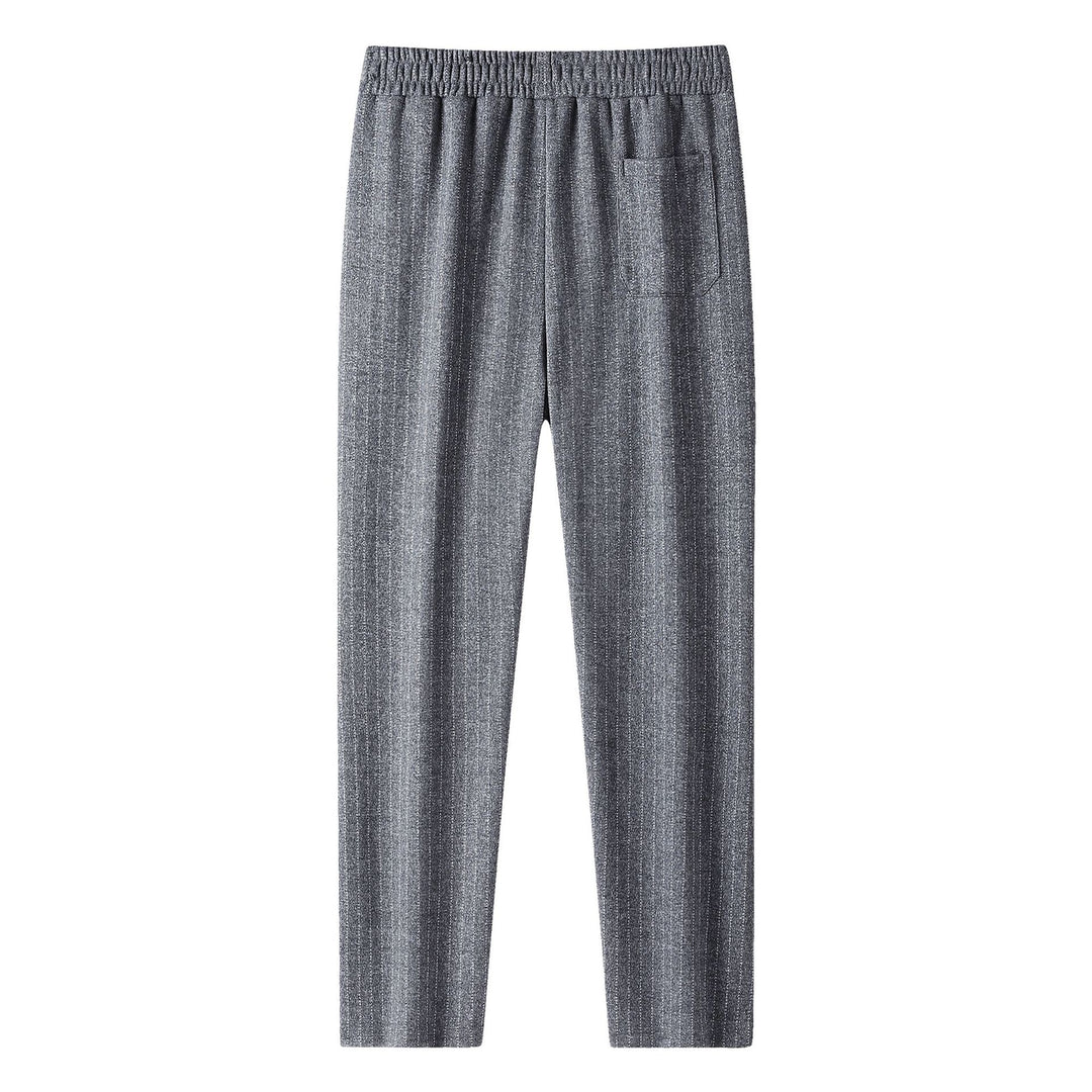Women's Knit Joggers with Drawstring and Fine Pinstripe Amarae