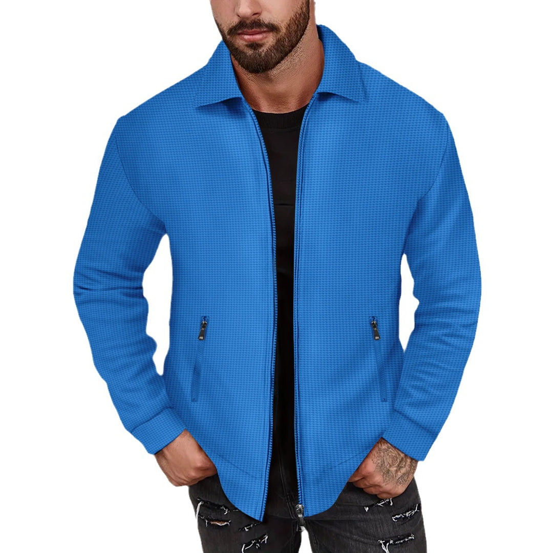 Veste matelassée tendance pour hommes avec col montant et poches zippées latérales Lune London