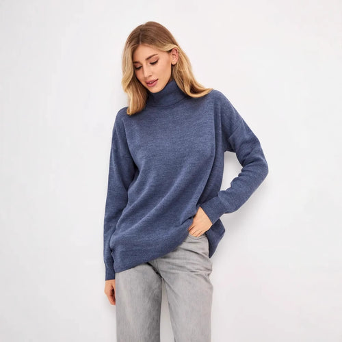 Ladies High Quality Turtleneck Sweater Amarae