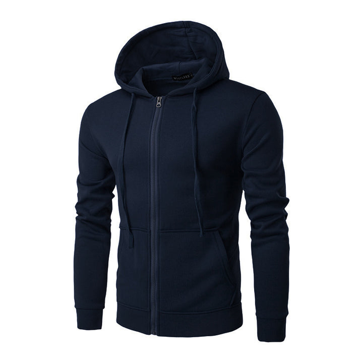 Ladies zip-up sweatshirt with full zipper and kangaroo pocket Lune London
