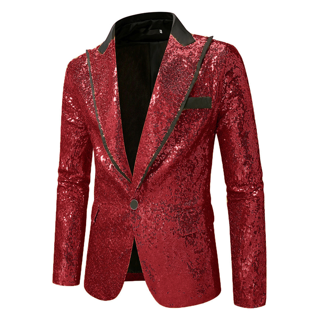 Shiny tuxedo jacket for men in high-quality satin Lune London