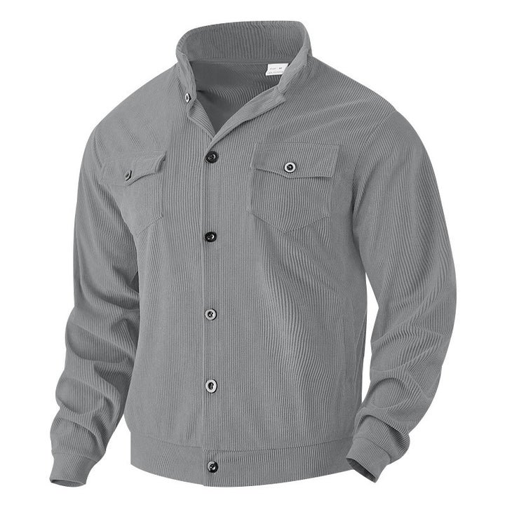 Modern fit corduroy jacket for men with chest pockets Lune London