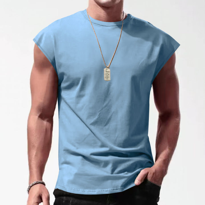 Men's sports tank top in breathable material with stylish design Lune London