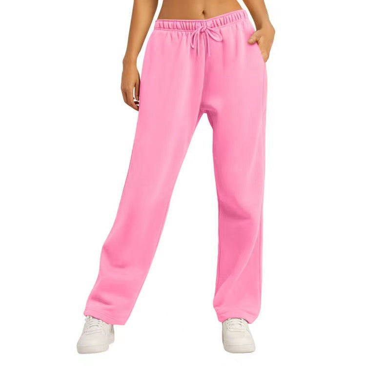 Women's comfortable casual pants with elastic waistband and pockets Chic & Stil